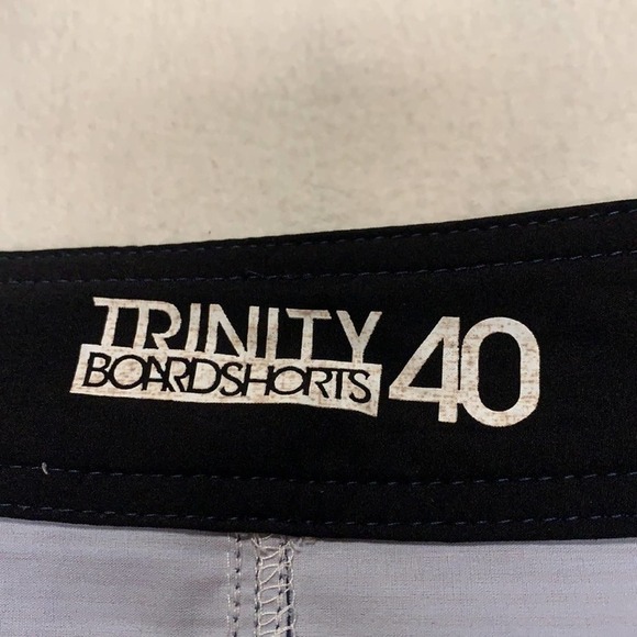 Trinity Boardshorts 40 in Blues and Gray Stripes​ - Picture 3 of 5